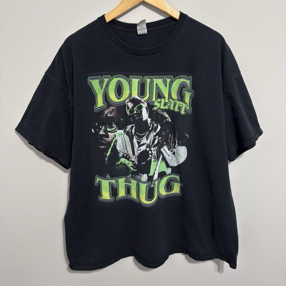 Young Thug Stay Slatt Tour Merch T-Shirt 2XL Rap Hip Hop YSL Thugger Street